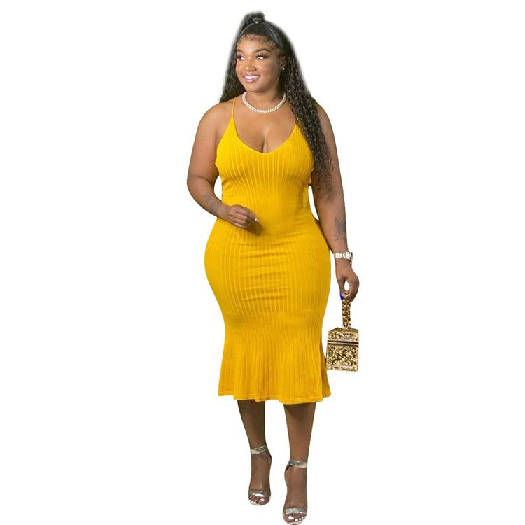 Plus Size Casual Sexy Summer Dress