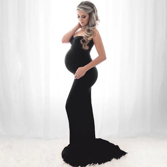 Maternity Dress Pregnant Women Maternity Tulle Dress for Photography Gown
