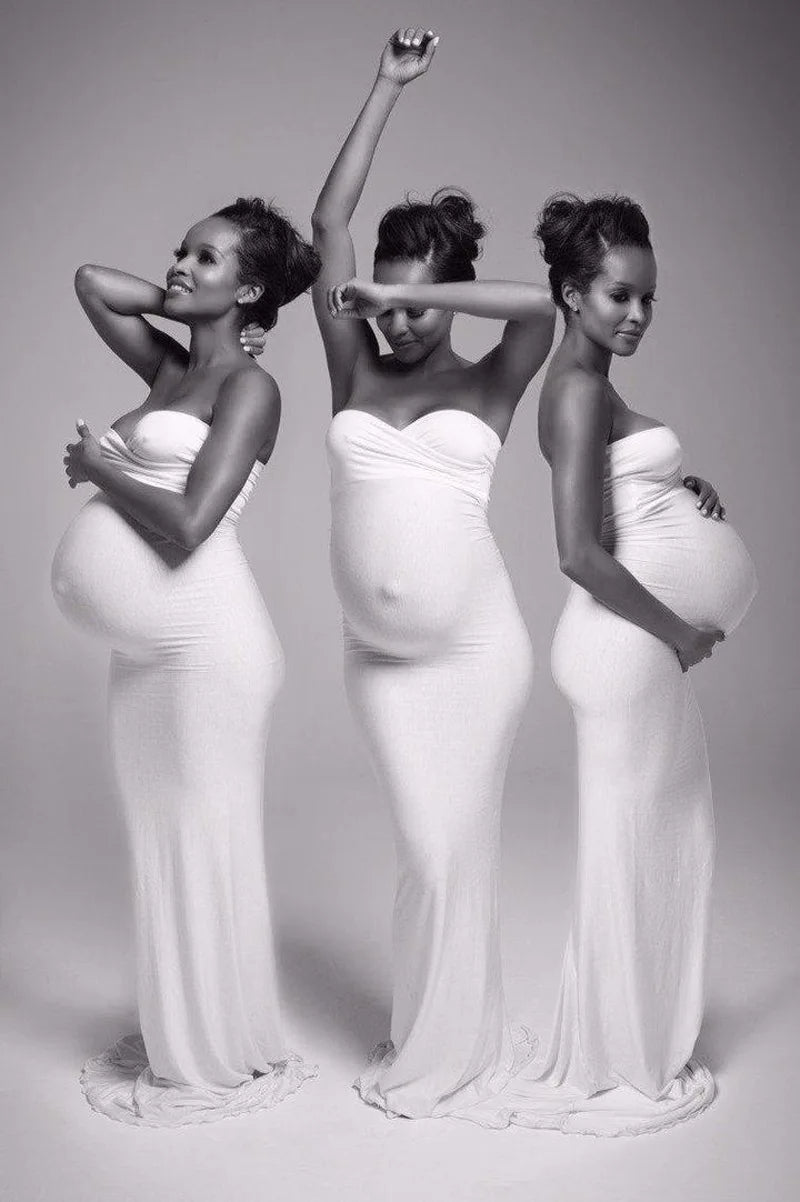 Maternity Dress Pregnant Women Maternity Tulle Dress for Photography Gown