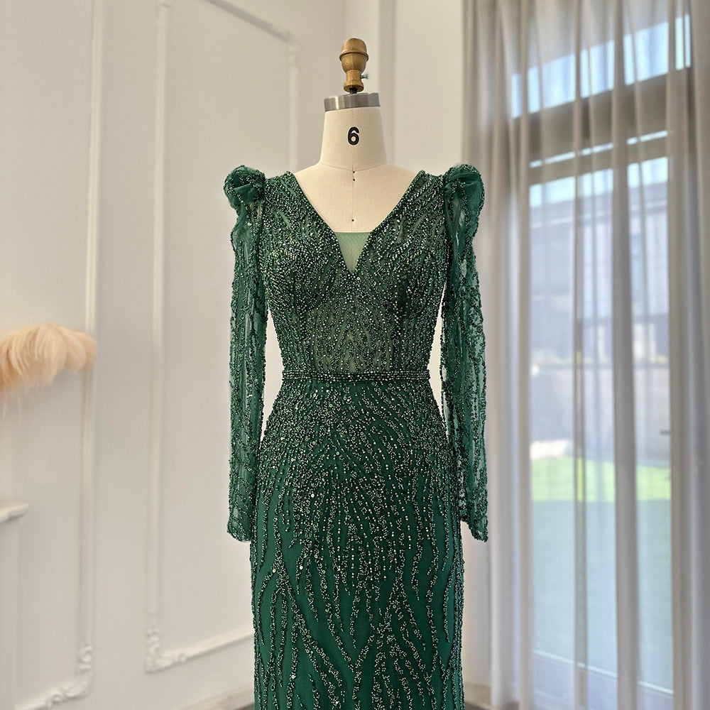 Jancember SCZ108 Summer Dresses Plus Size Women Sleeve Green Party Evening Dress