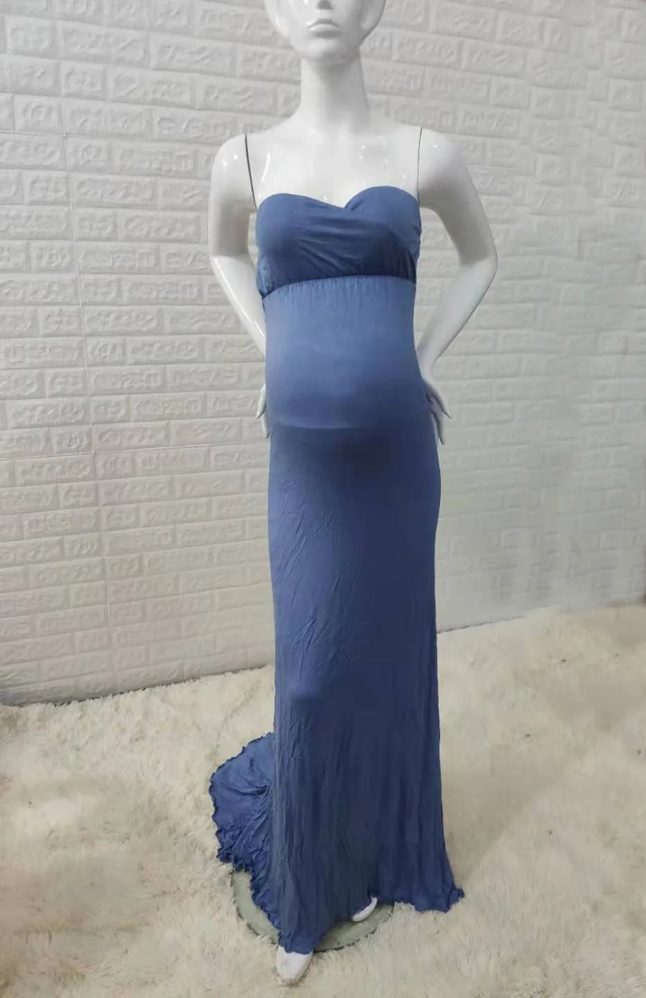 Maternity Dress Pregnant Women Maternity Tulle Dress for Photography Gown