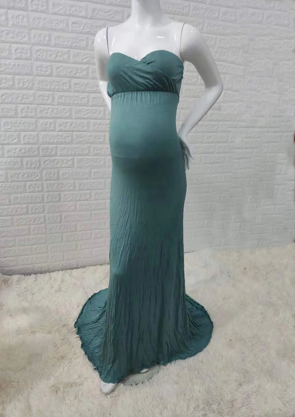 Maternity Dress Pregnant Women Maternity Tulle Dress for Photography Gown
