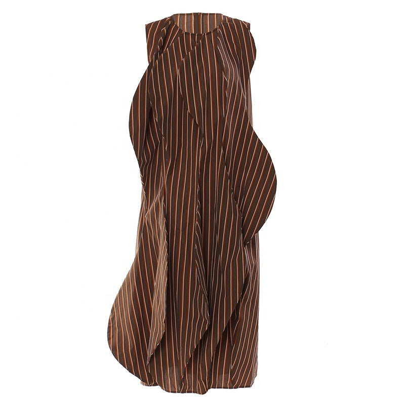 Vest Loose Long Vintage Casual Dress