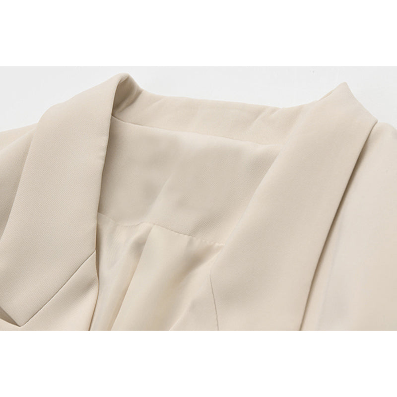 Casual Suits Set Women's for Dresses Fall Clothing Ladies Office Blazer Dress