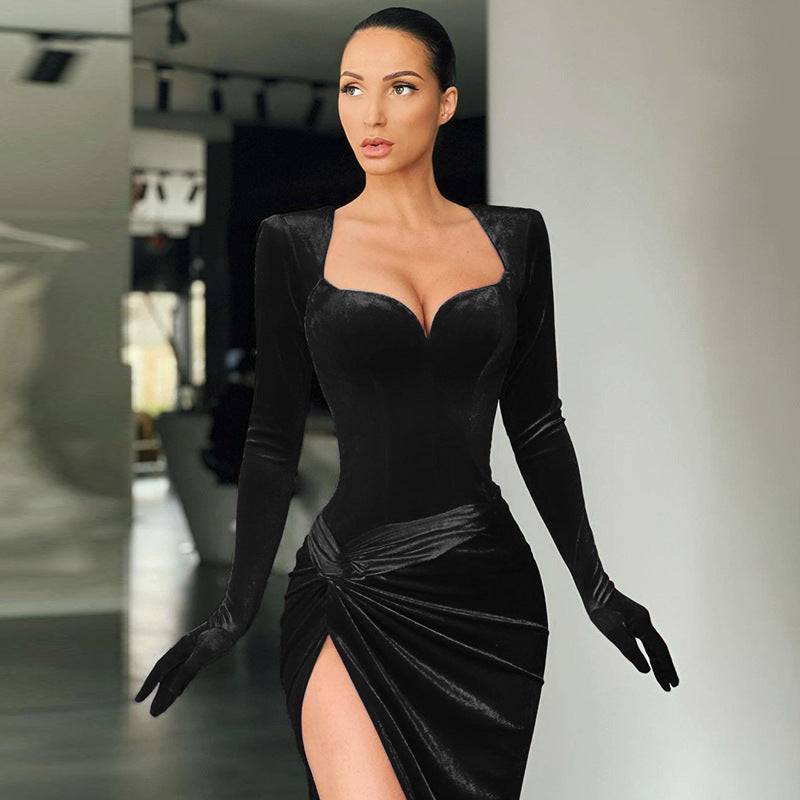 Full Length Maxi Dress Luxury Sexy Evening Dresses