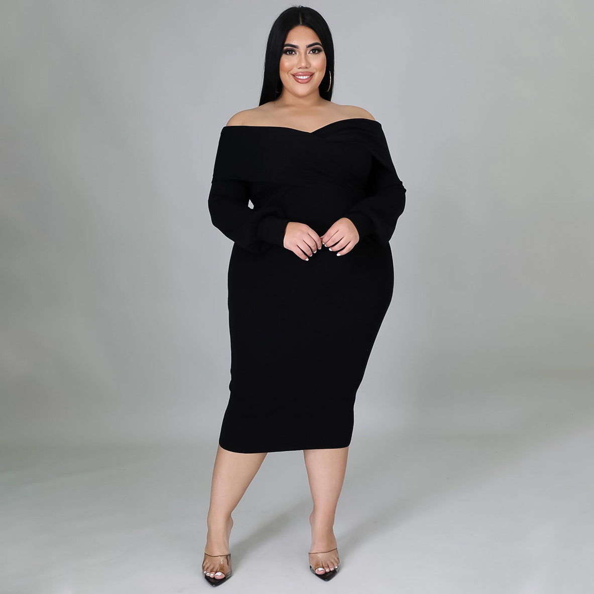 Plus Size Women's Elegant Casual Dress