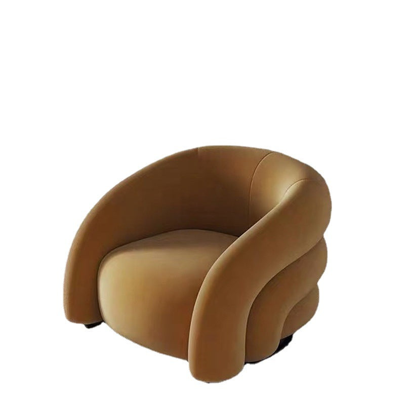 Modern Leisure Chair Balcony Lounge Chair Single Leisure Fabric Lazy Sofa