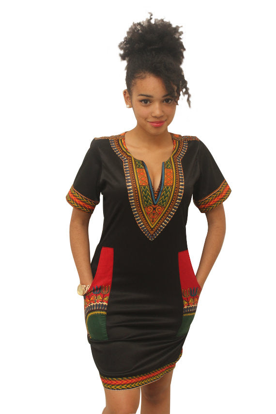 Sexy Modeset African Dress Clothing Ready to Ship Dashiki Dresses for Women