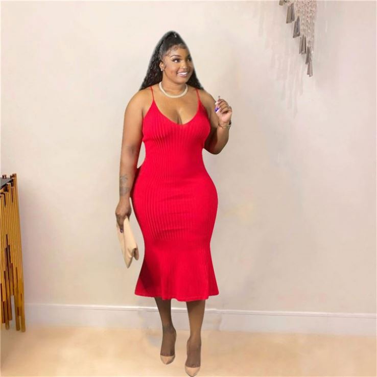 Plus Size Casual Sexy Summer Dress