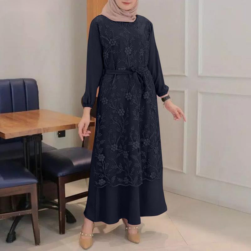 Girls Casual Round Neck A-Line Women Dress