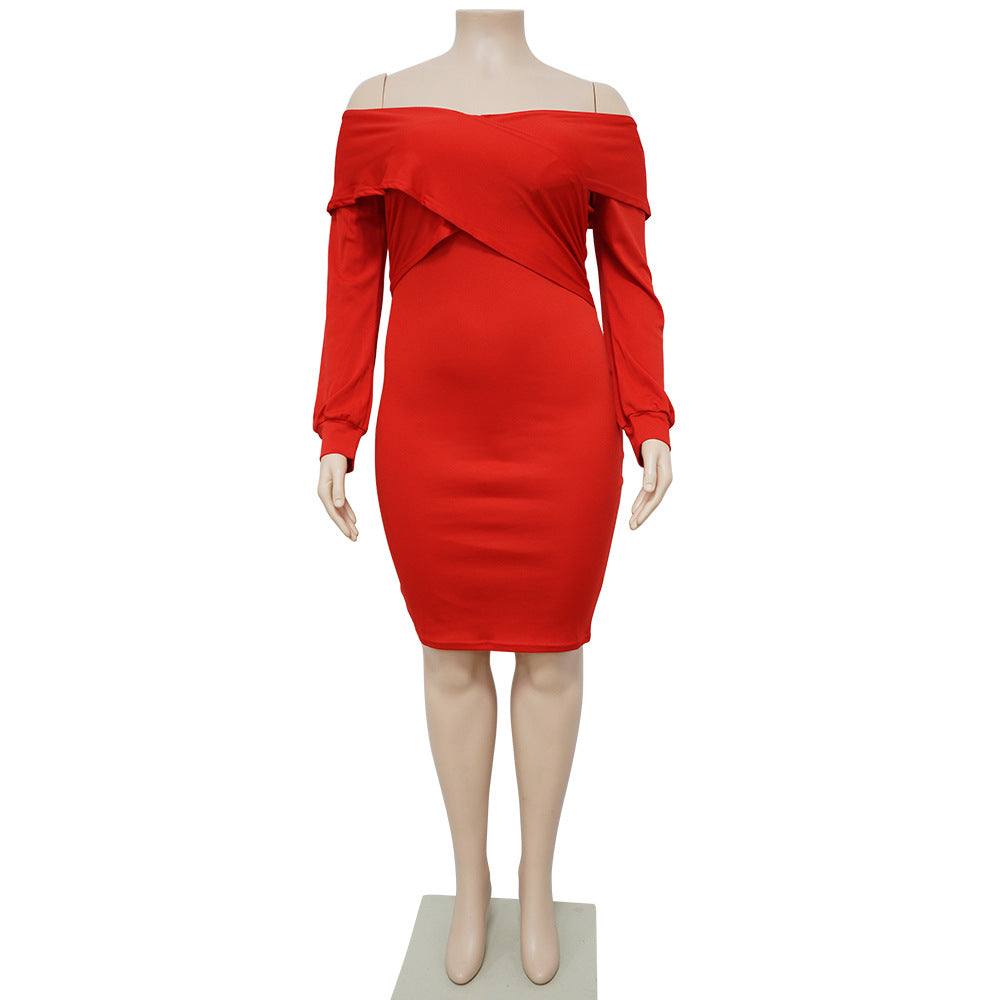 Plus Size Women's Elegant Casual Dress