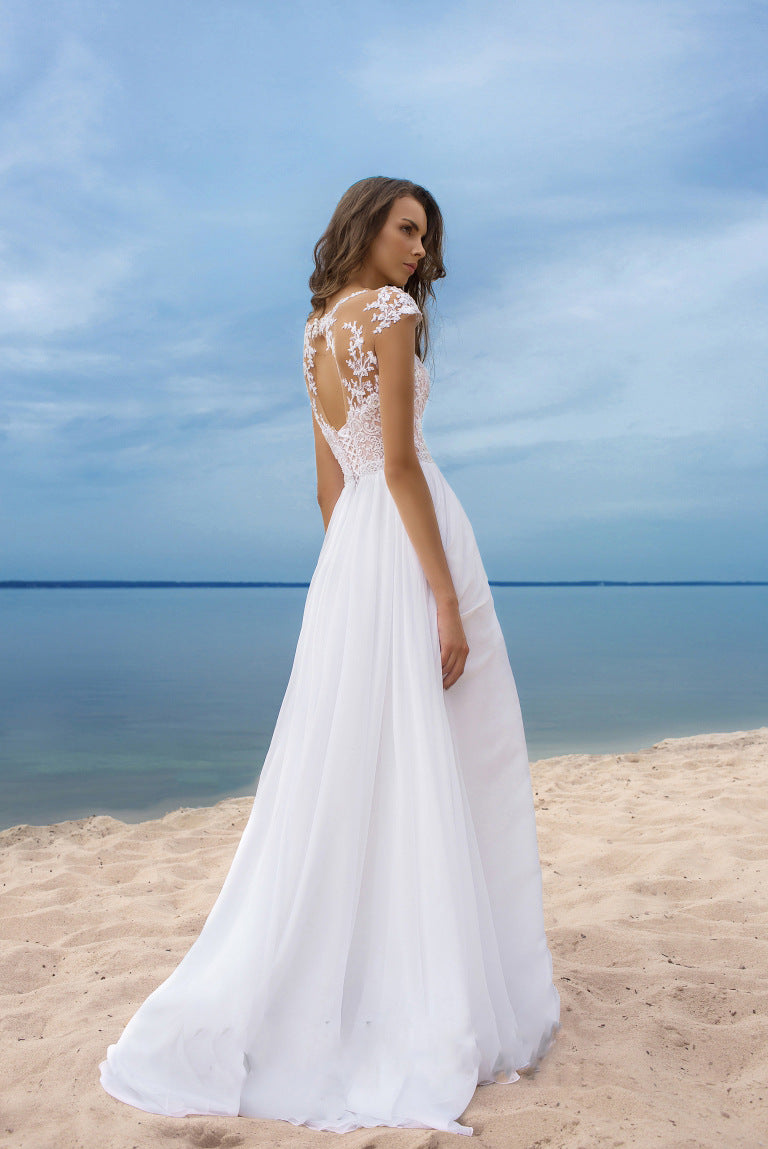 Summer Lace Party Dresses Split Women Evening Elegance Bridesmaid Dresses