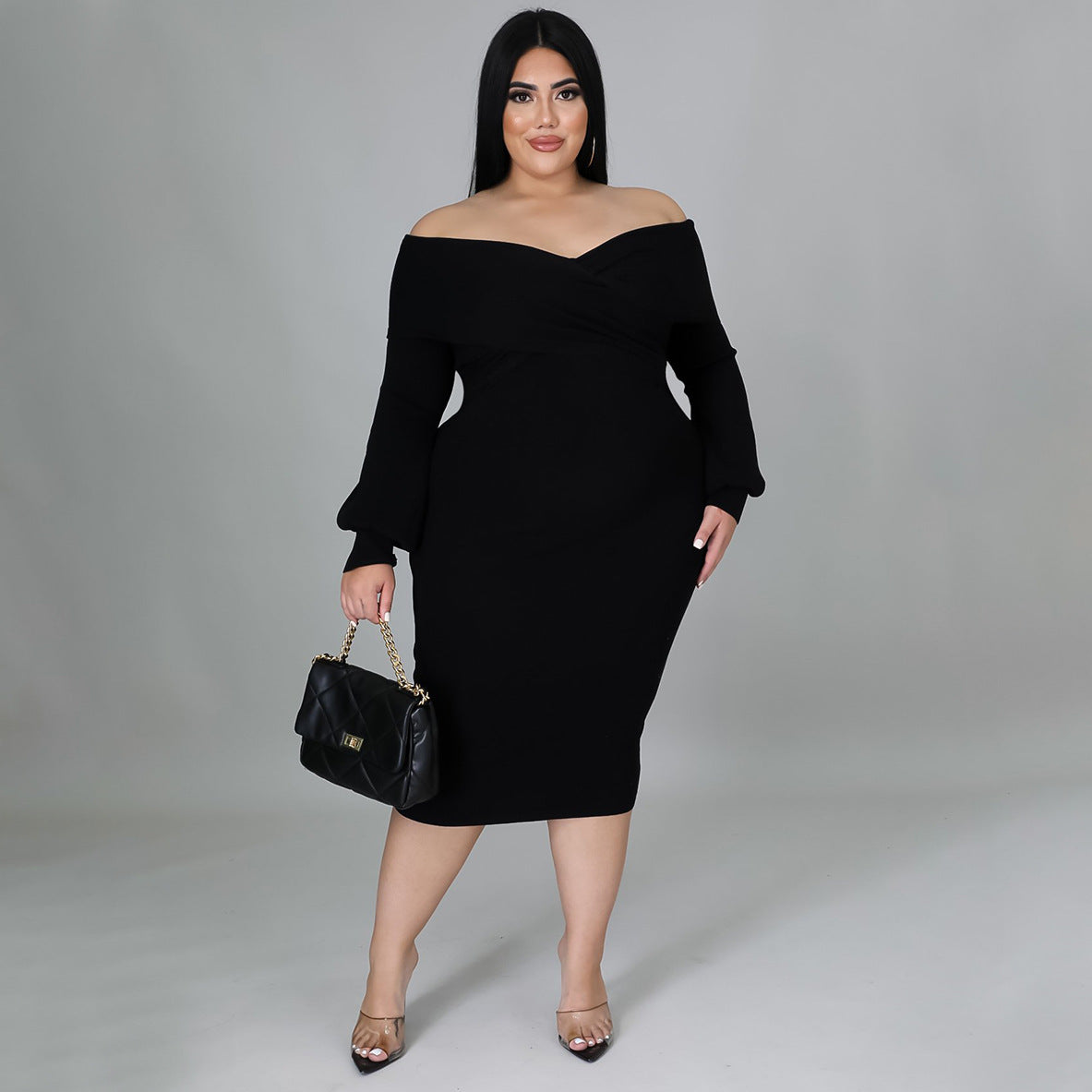Plus Size Women's Elegant Casual Dress