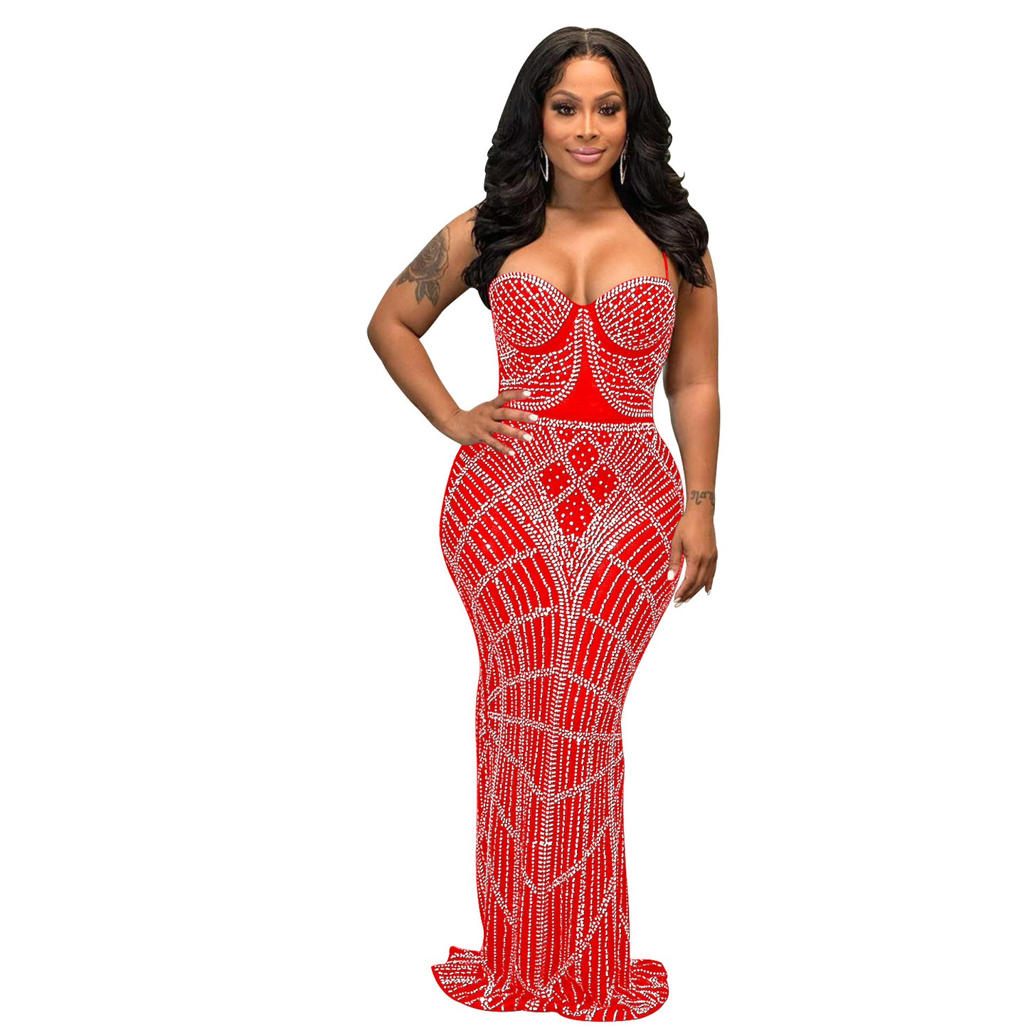 Ladies Slip Sexy Nightclub Party Cutout Casual Backless Slim Wrapped Dress