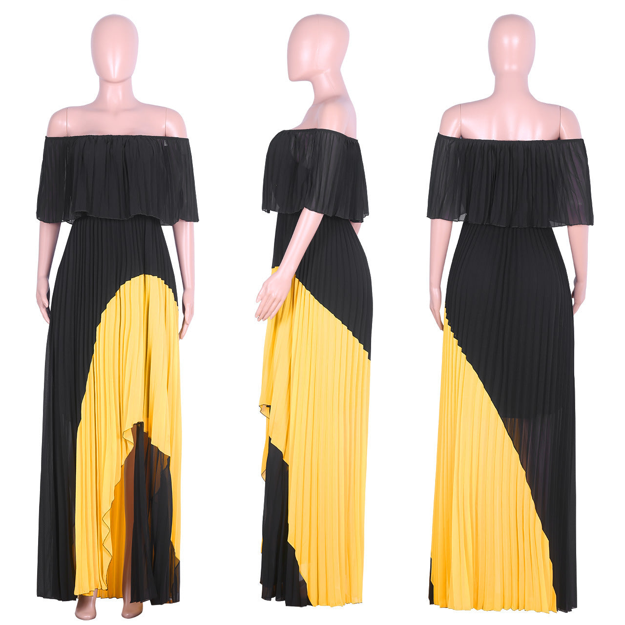 Solid Color Sexy Summer Dress