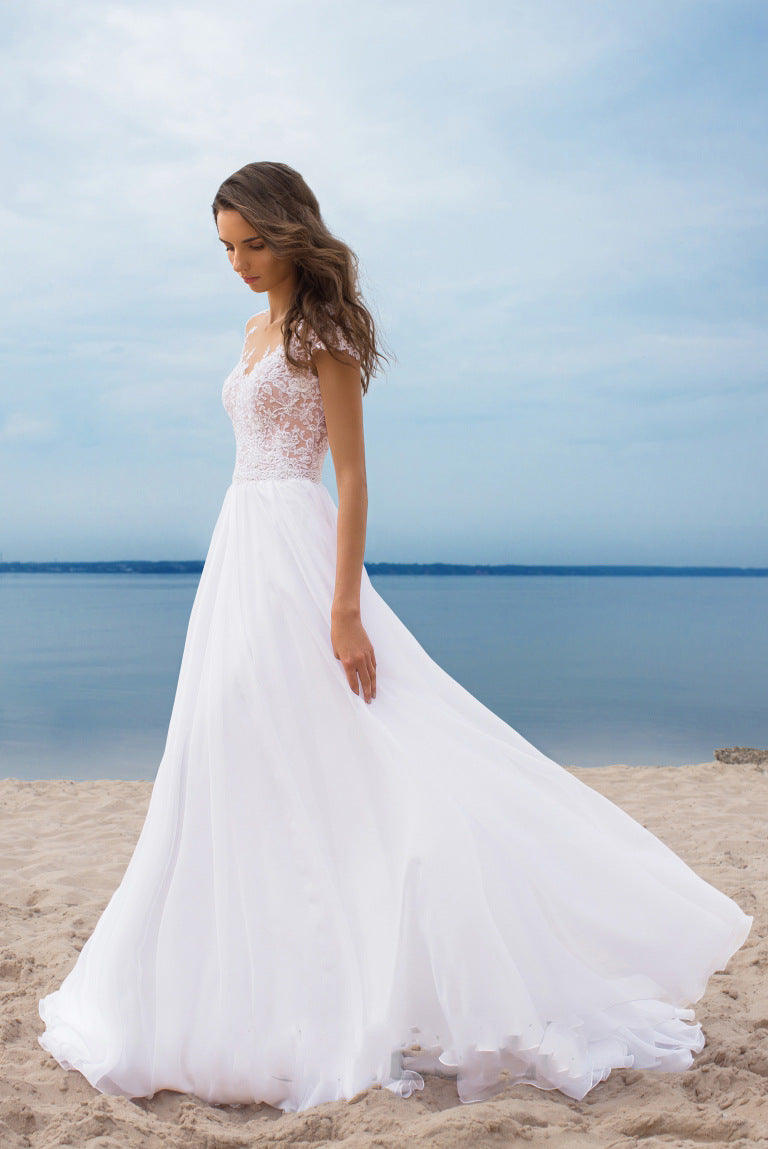 Summer Lace Party Dresses Split Women Evening Elegance Bridesmaid Dresses