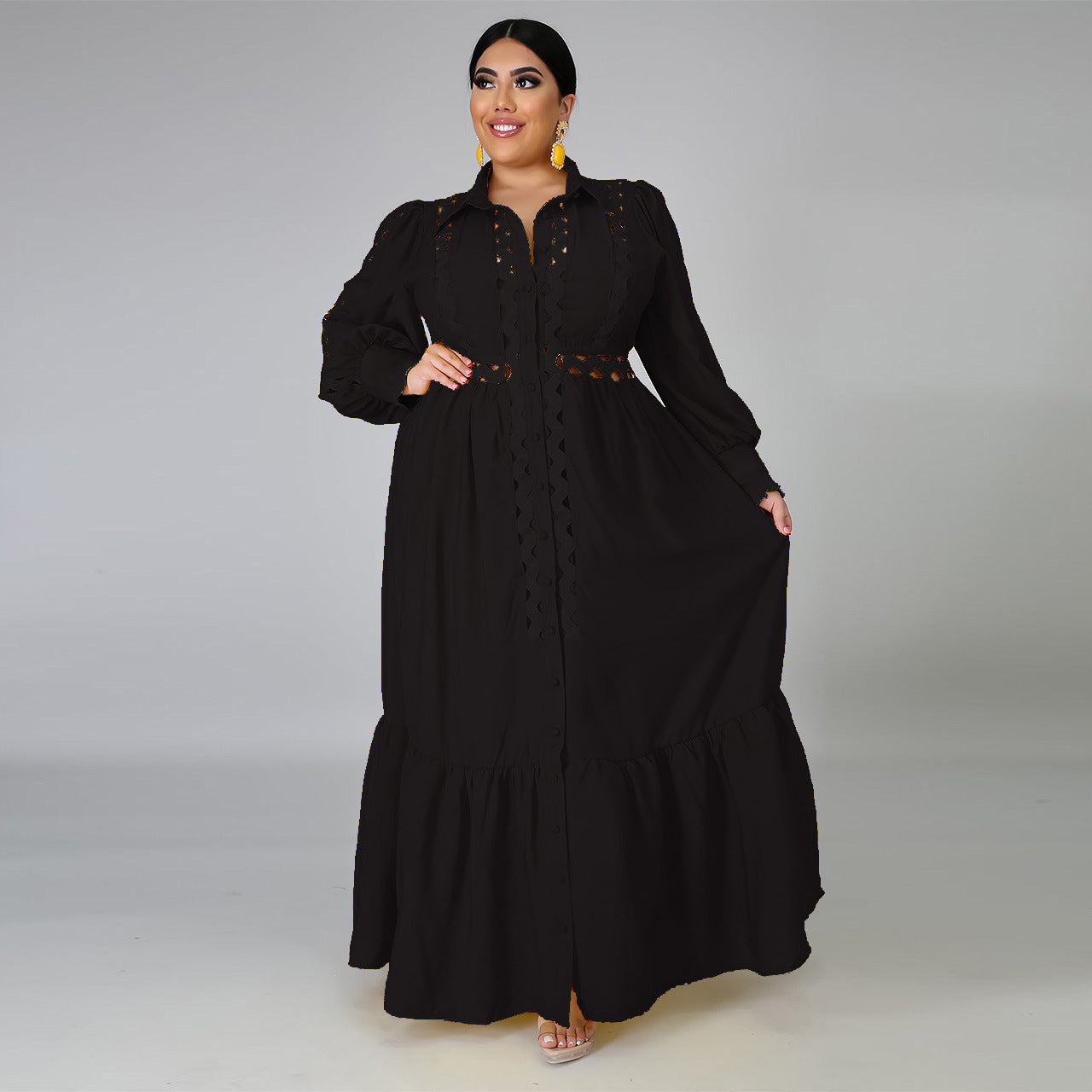 Plus Size Elegant Long Dress for Women Women's Plus Size Dress