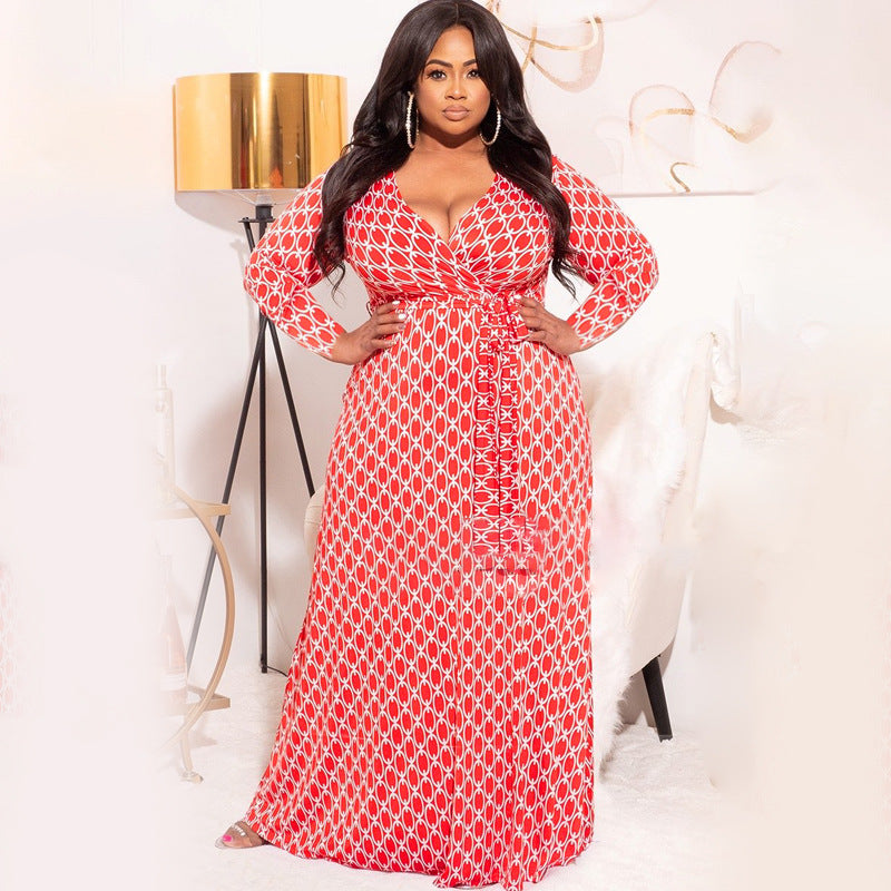 Woman Apparel Ladies Long Maxi Dresses Women Clothing Plus Size