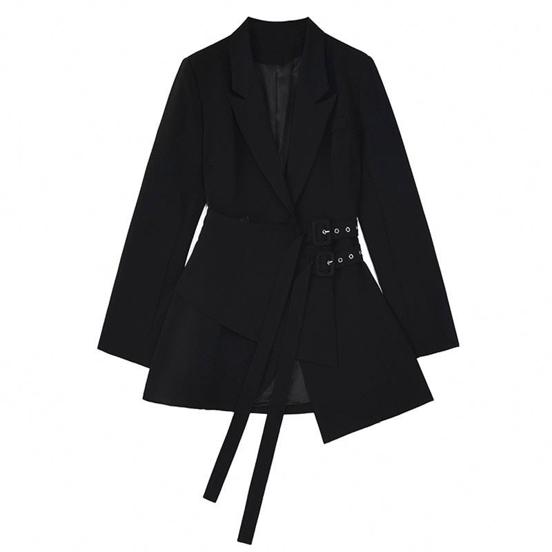 Casual Suits Set Women's for Dresses Fall Clothing Ladies Office Blazer Dress