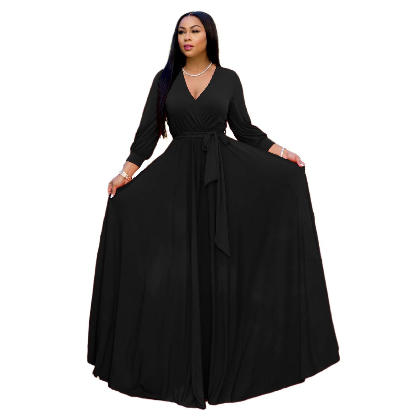 Summer Women Beach Maxi Dresses Tunic Bow Long Casual Long Plus Size Dress