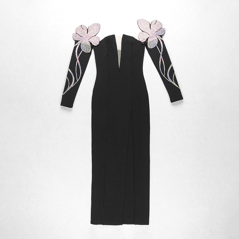 Luxury Dinner Party Lady Gowns for Women Evening Dresses Casual Dresses Natural