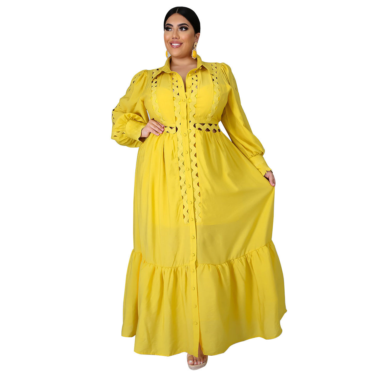 Plus Size Elegant Long Dress for Women Women's Plus Size Dress