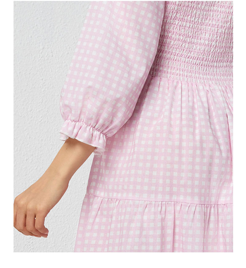 Long Elegant Casual Dress Woman Puff Sleeve Ladies Party Dress