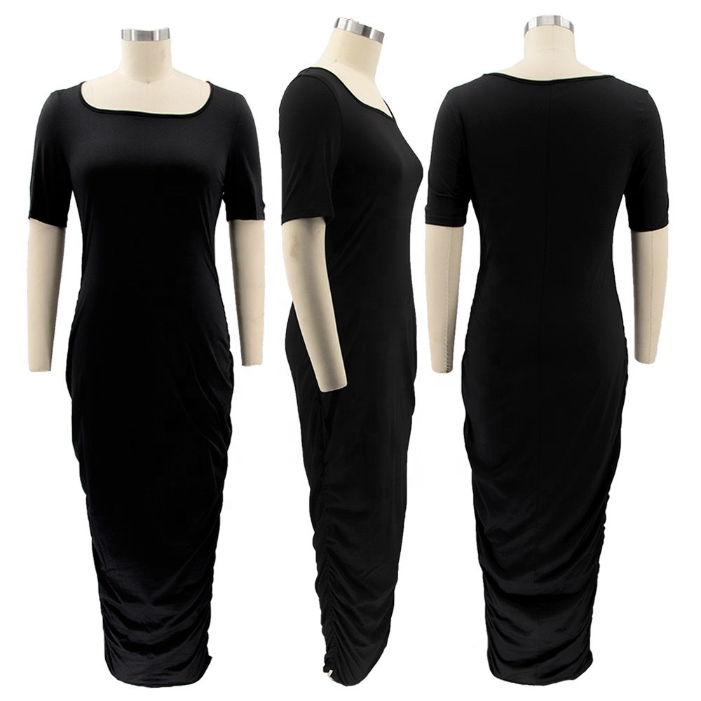 Summer Clothing Casual Dresses Plus Size Maxi Dress for Woman