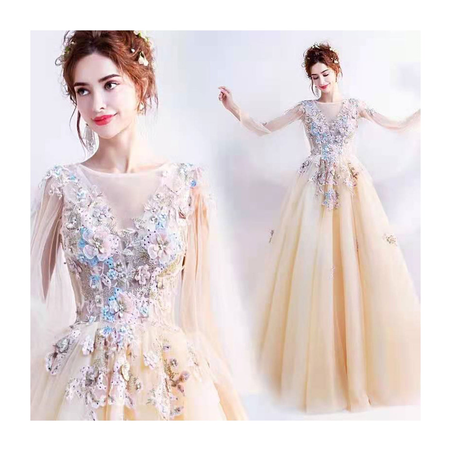 Lace Halter Gowns for Women