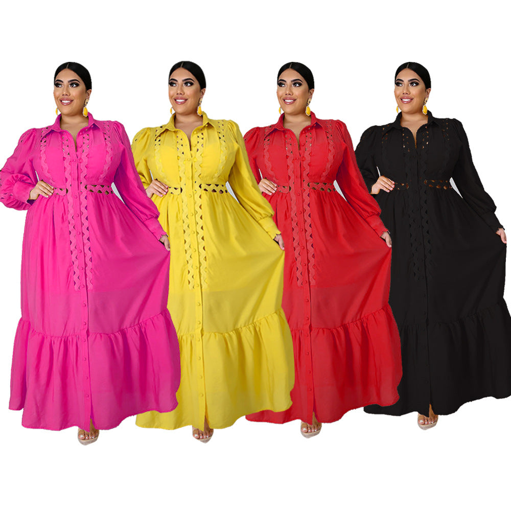 Plus Size Elegant Long Dress for Women Women's Plus Size Dress