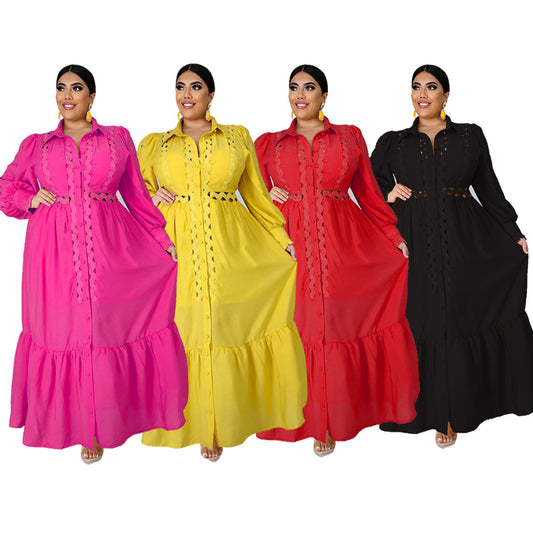 Plus Size Elegant Long Dress for Women Women's Plus Size Dress