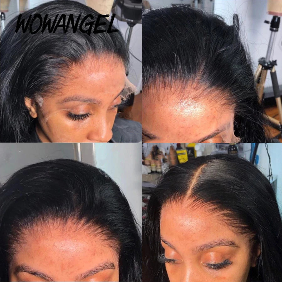 13x6 Full Frontal Only Body Wave Melt Skins invisible HD Lace Frontal Human Hair