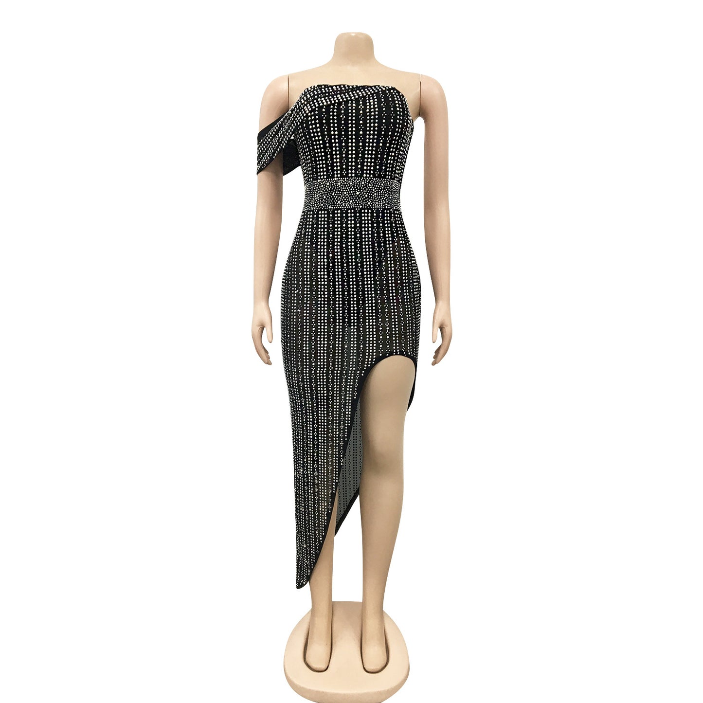 Sexy Irregular Summer Sheer Short Dress