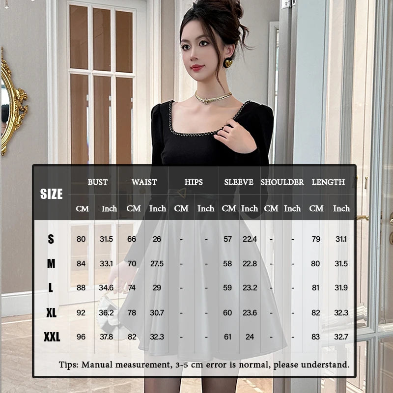 Women Clothing Elegant Patchwork Women Black Leather Dress