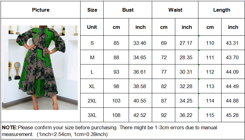Women Elegant Casual Dress Printed Maxi Skirt
