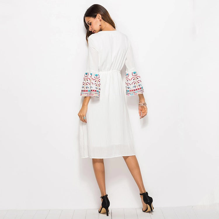 Plain Chiffon Party Dress
