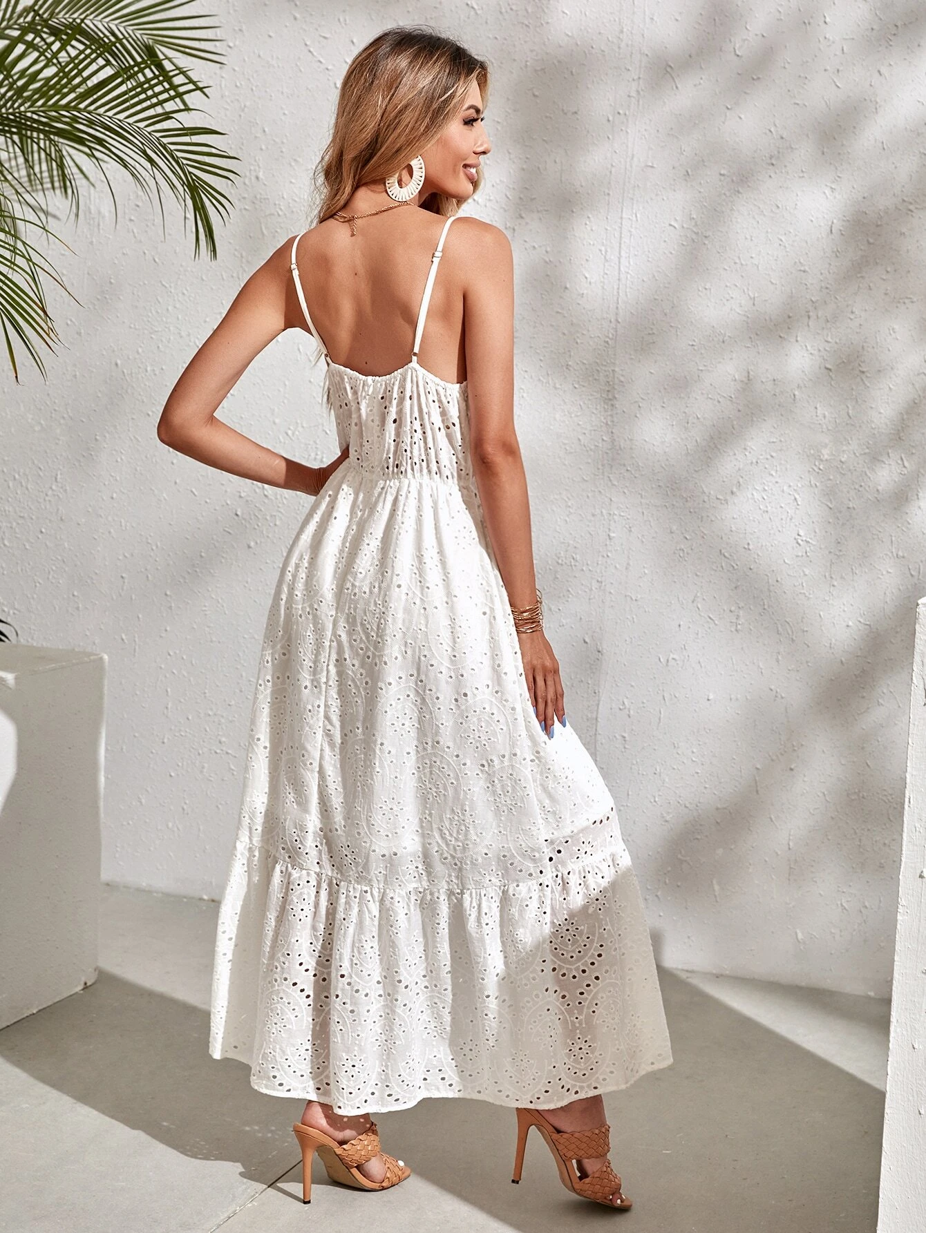 Stylish Women Elegant Ruffle Fitted Lace Cheap Dressy Dresses