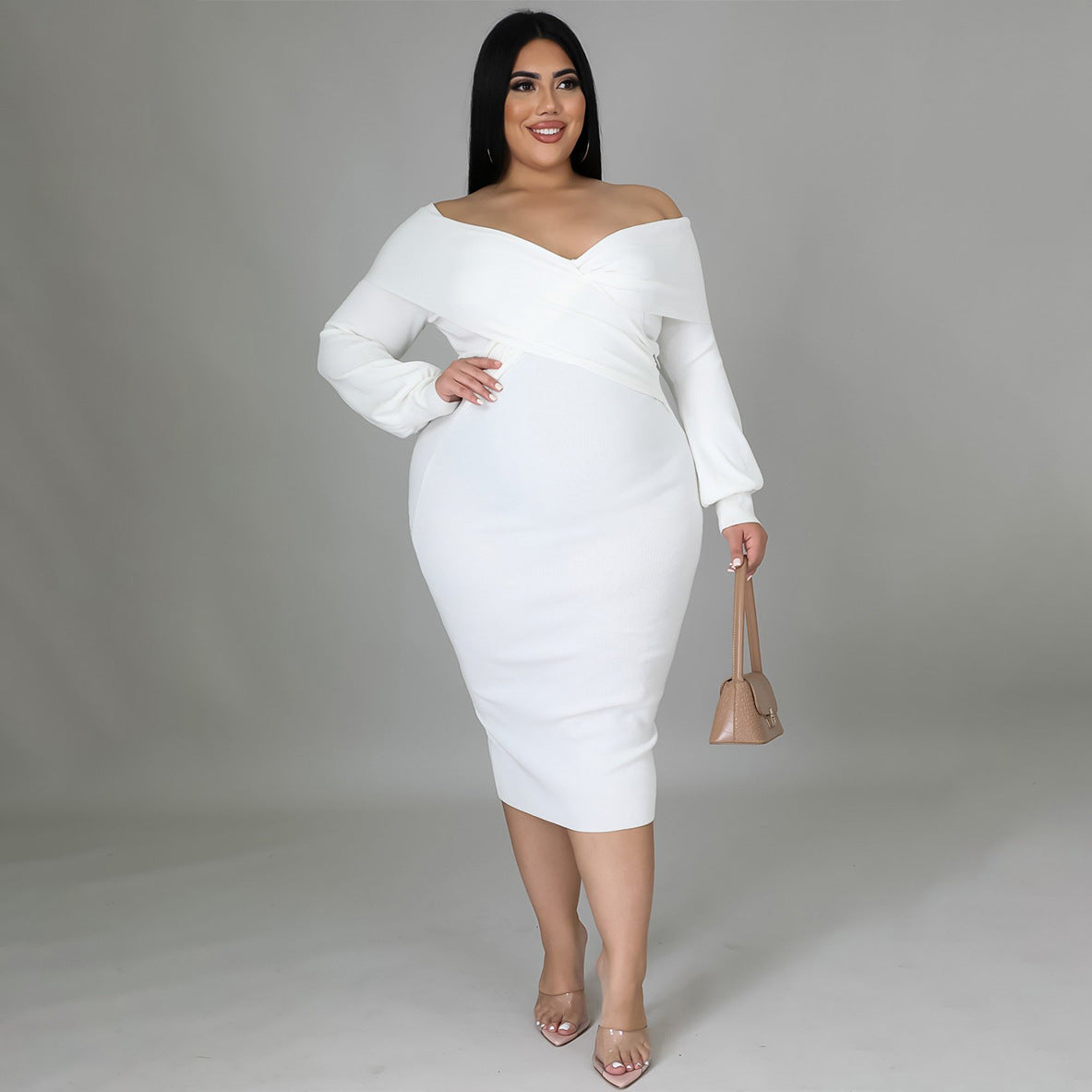 Plus Size Women's Elegant Casual Dress