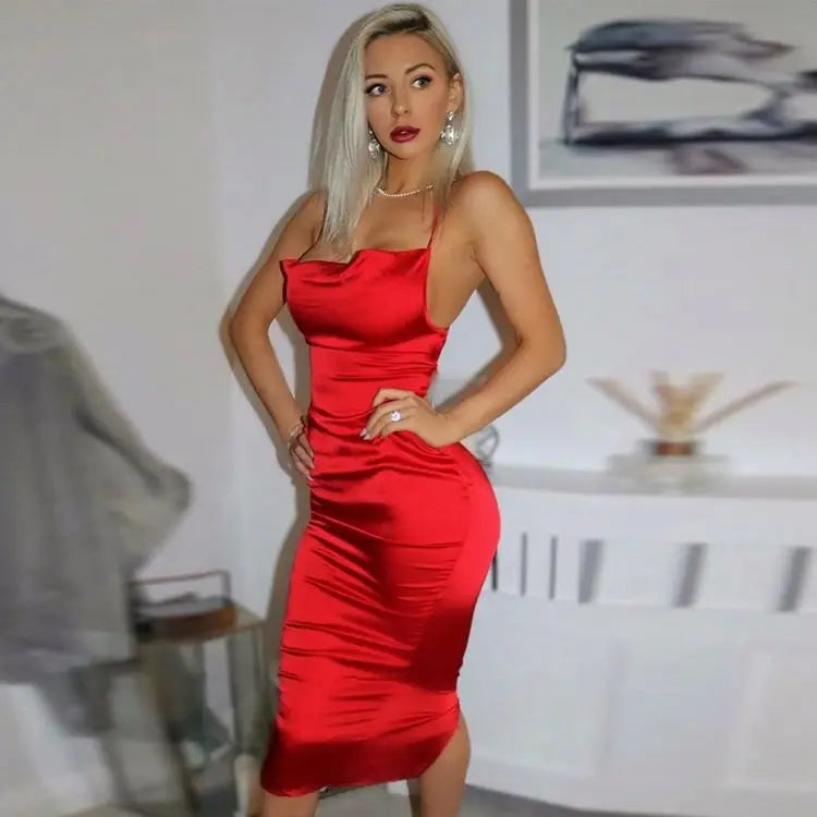 Sexy Ladies Fancy Strapless Bodycon Dress