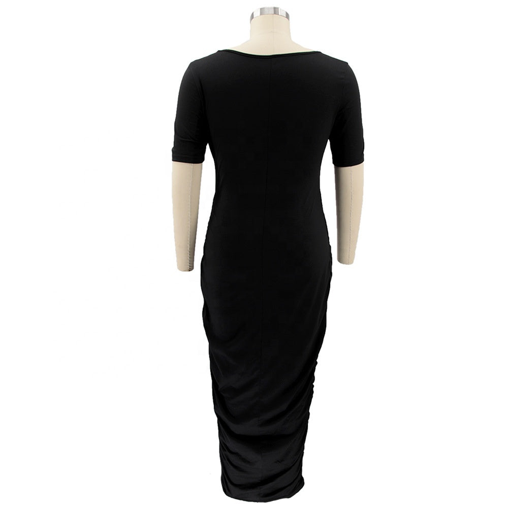 Summer Clothing Casual Dresses Plus Size Maxi Dress for Woman