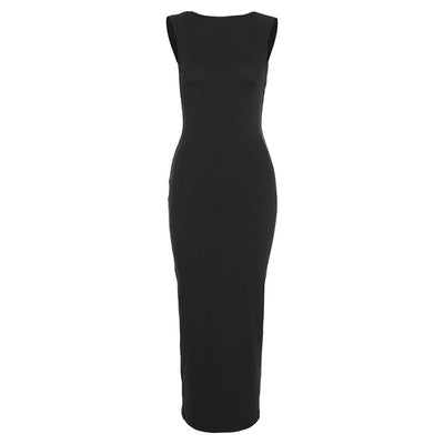 Elegant Sexy Backless Dresses With Buttocks