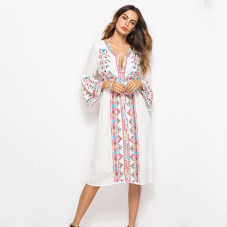 Plain Chiffon Party Dress