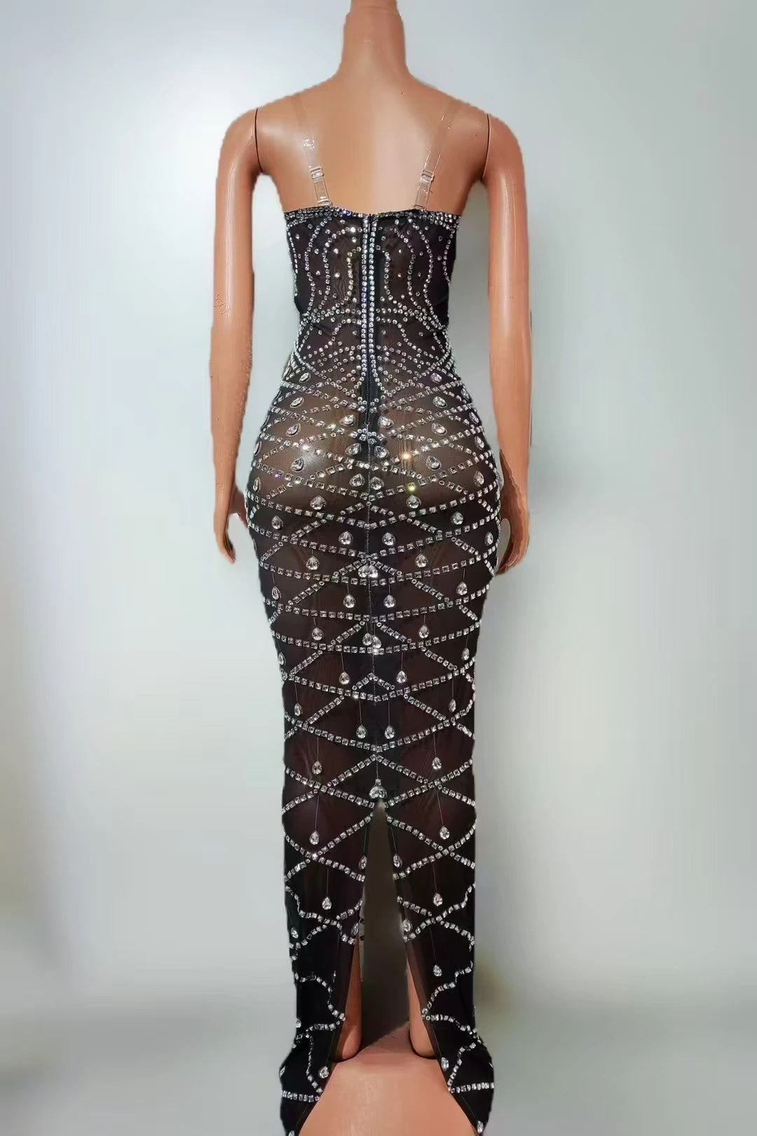 Women Strapless Dress Sleeveless Party Dress