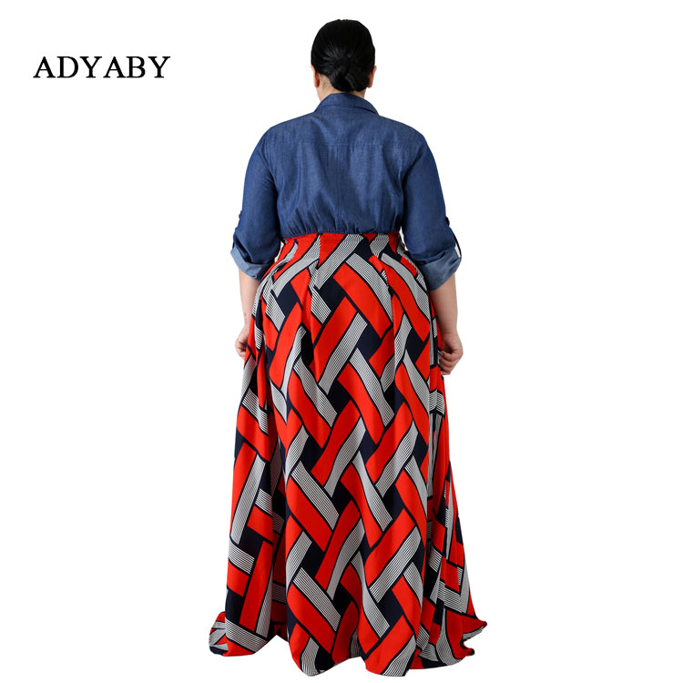 Europe v Neck Sexy Plus Size Party Dress