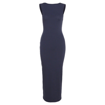 Elegant Sexy Backless Dresses With Buttocks