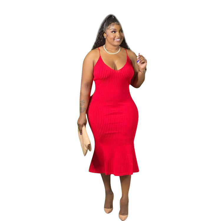 Plus Size Casual Sexy Summer Dress