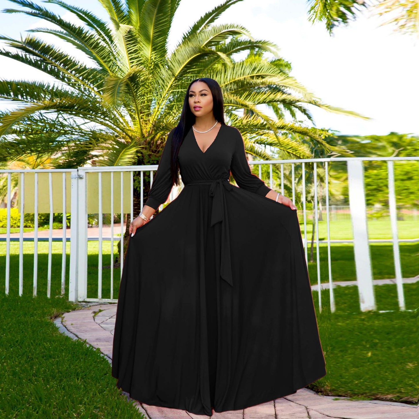 Summer Women Beach Maxi Dresses Tunic Bow Long Casual Long Plus Size Dress