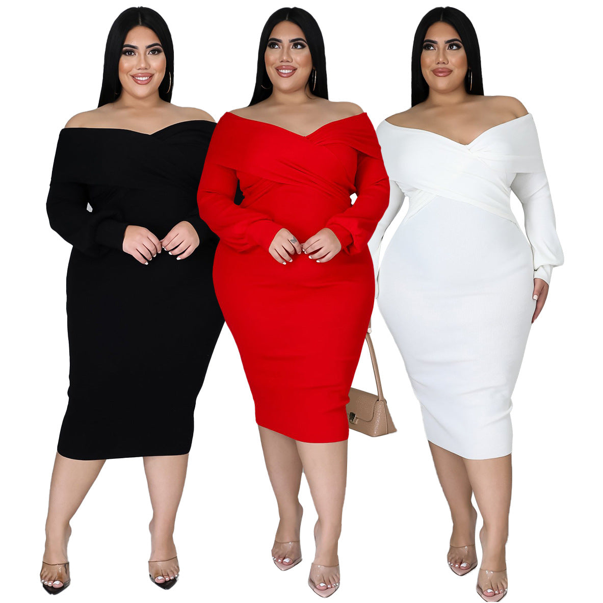 Plus Size Women's Elegant Casual Dress
