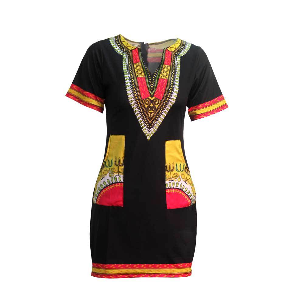 Sexy Modeset African Dress Clothing Ready to Ship Dashiki Dresses for Women