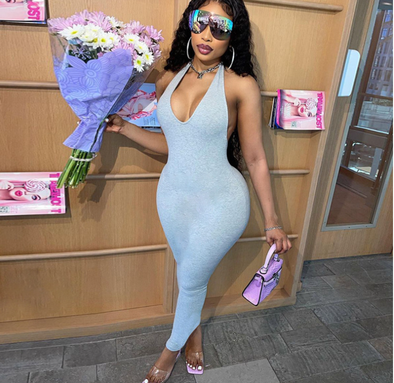 High Quality Women Sleeveless Halter Neck Ladies Dresses Long Dress for Women